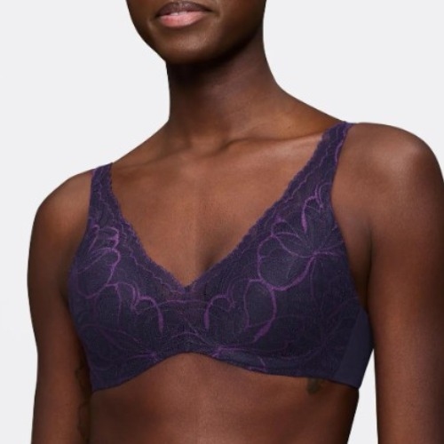 Triumph Body Make-Up Illusion Lace blue padded bra