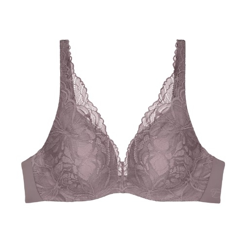Triumph Body Make-Up Illusion Lace grey padded bra