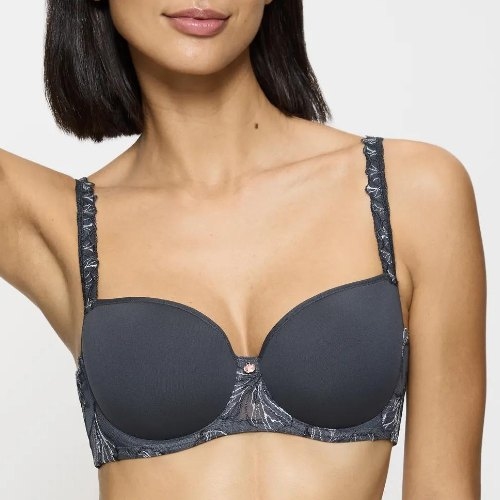 Triumph Wild Iris Florale anthracite padded bra