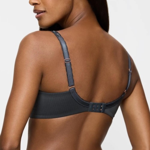 Triumph Wild Iris Florale anthracite non-padded bra