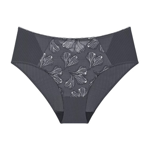 Triumph Wild Iris Florale anthracite high waist brief