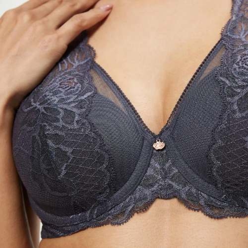 Triumph Wild Peony Florale grey padded bra