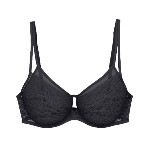 Triumph Signature Sheer black wireless bra