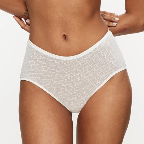 Triumph Signature Sheer off white high waist brief
