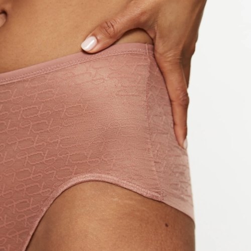 Triumph Signature Sheer brown high waist brief