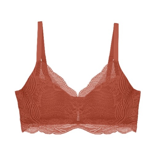 Triumph Lift Smart orange push up bra