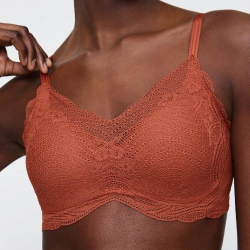 Triumph Lift Smart orange push up bra