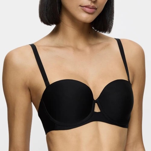 Triumph Pure Micro black padded bra