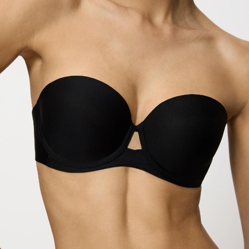Triumph Pure Micro black padded bra