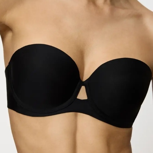 Triumph Pure Micro black padded bra