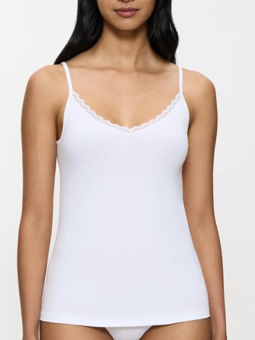 Triumph Feel of Cotton white spaghetti top