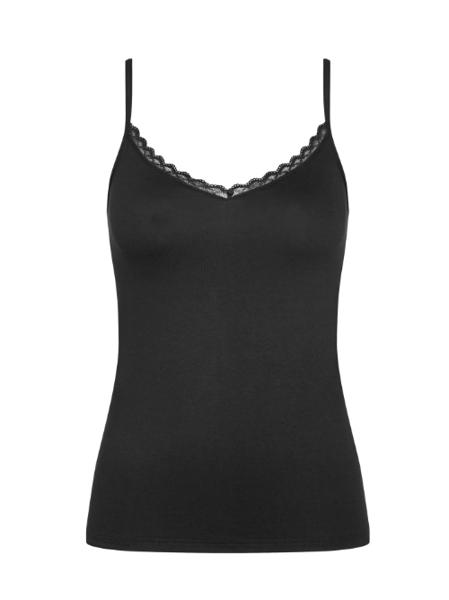 Triumph Feel of Cotton black spaghetti top