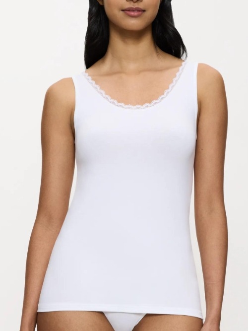 Triumph Feel of Cotton white singlet