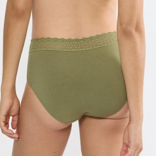 Triumph Feel of Modal olive green brief