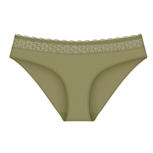 Triumph Feel of Modal olive green brief