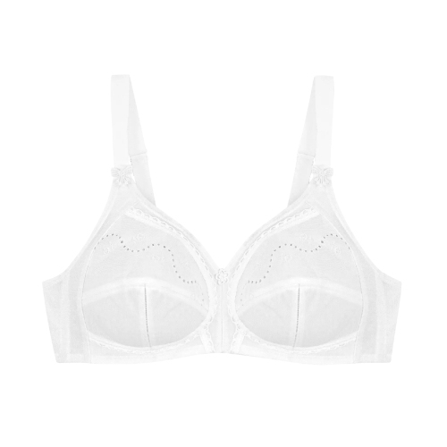 Triumph Doreen + Cotton 01 white non-padded bra