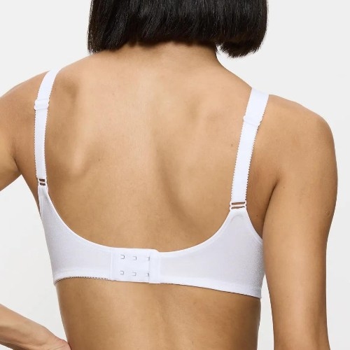 Triumph Doreen + Cotton 01 white non-padded bra