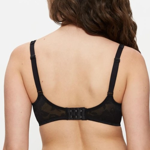 Triumph Wild Rose Sensation black non-padded bra