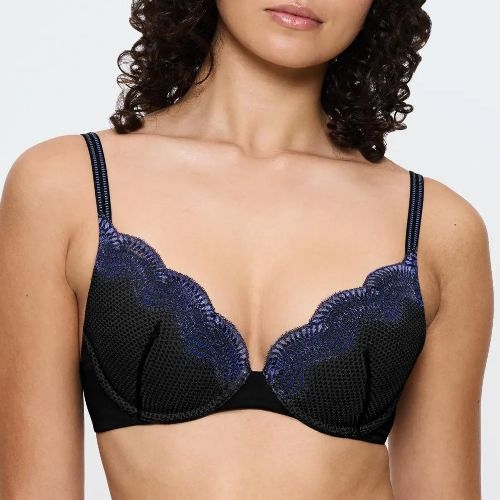 Triumph Comfort Glam black push up bra