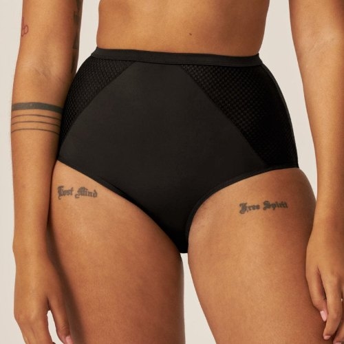 Naturana Solutions black high waist brief
