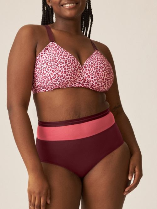 Naturana Everyday red high waist brief