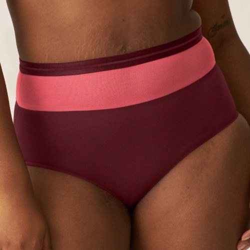 Naturana Everyday red high waist brief