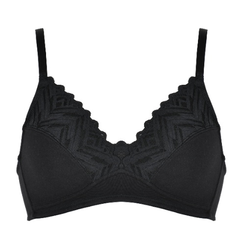 Naturana Value black wireless bra