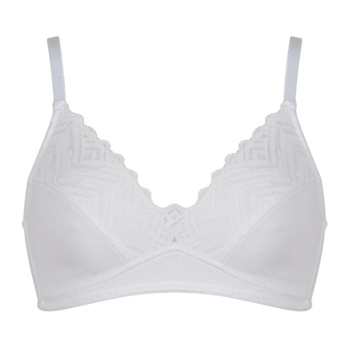Naturana Value white wireless bra