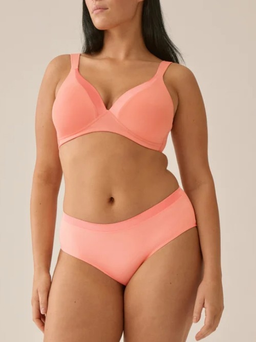 Naturana Everyday peach pink wireless bra