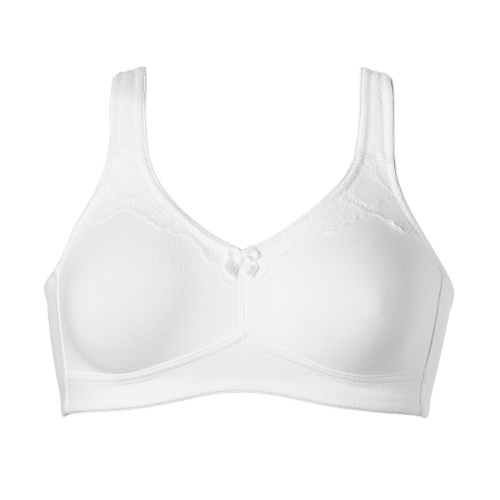 Naturana Heritage white wireless bra