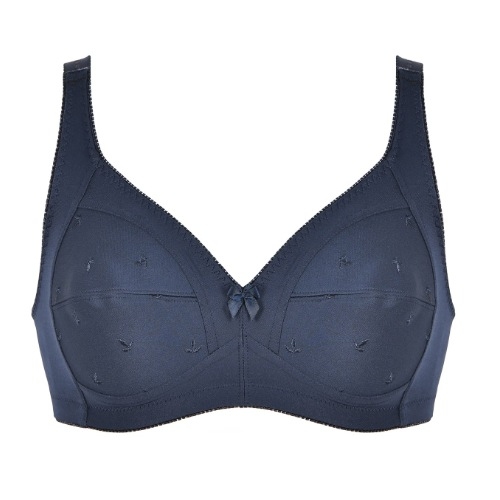 Naturana Heritage navy blue wireless bra