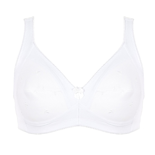 Naturana Heritage white wireless bra