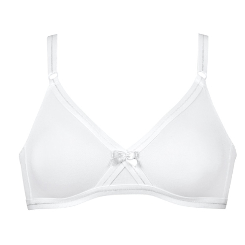 Naturana Heritage white wireless bra