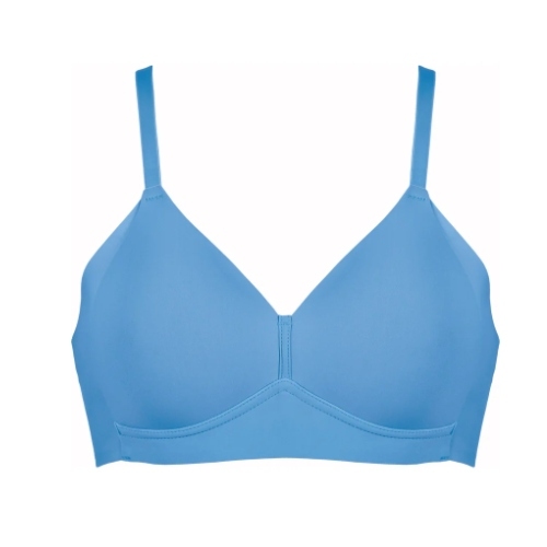 Naturana Side smoother blue wireless bra