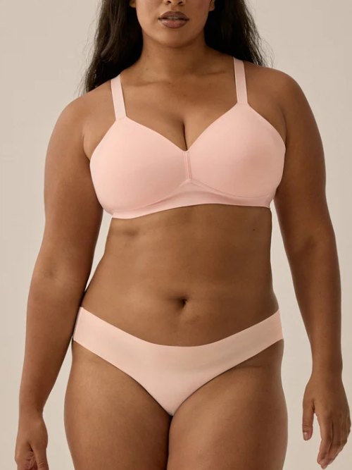 Naturana Side smoother blush wireless bra