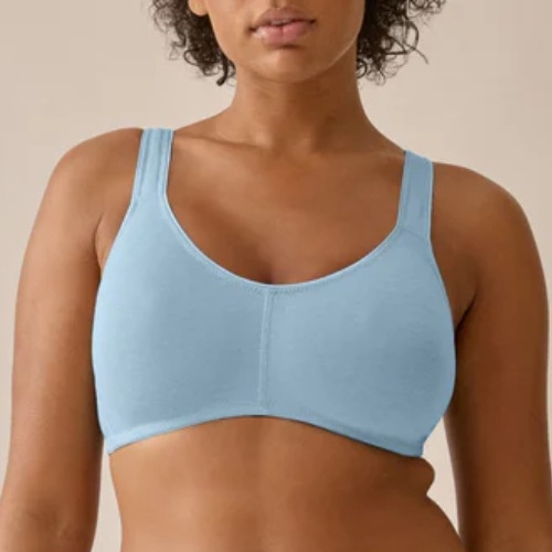 Naturana Heritage blue wireless bra