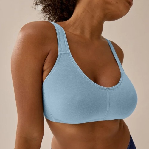 Naturana Heritage blue wireless bra
