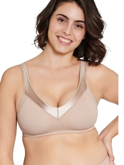 Naturana Minimizer beige wireless bra