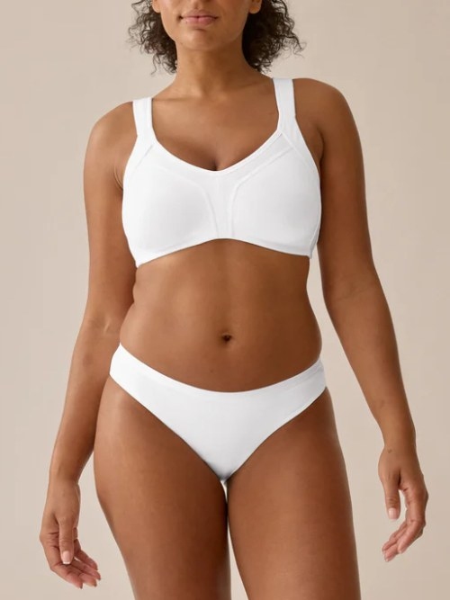 Naturana Heritage white wireless bra