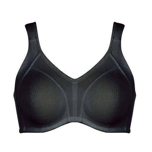 Naturana Heritage black wireless bra