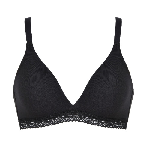 Naturana Value black wireless bra