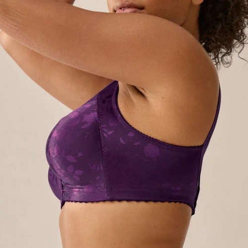 Naturana Minimizer purple wireless bra