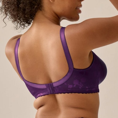 Naturana Minimizer purple wireless bra