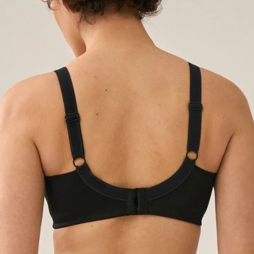 Naturana Minimizer black wireless bra