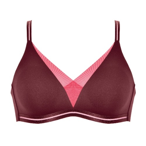 Naturana Everyday red wireless bra