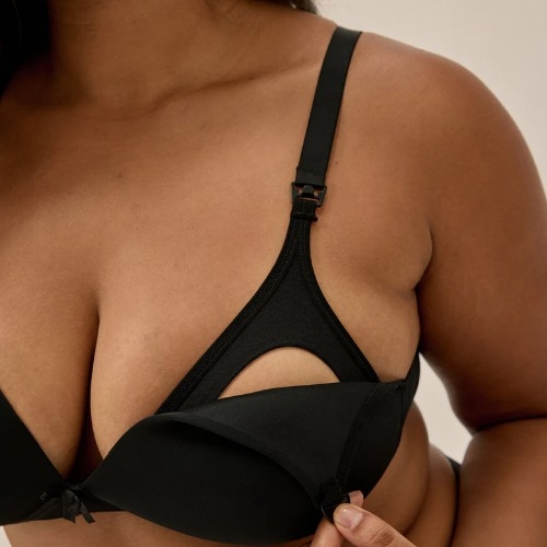 Naturana Solutions black nursing bra