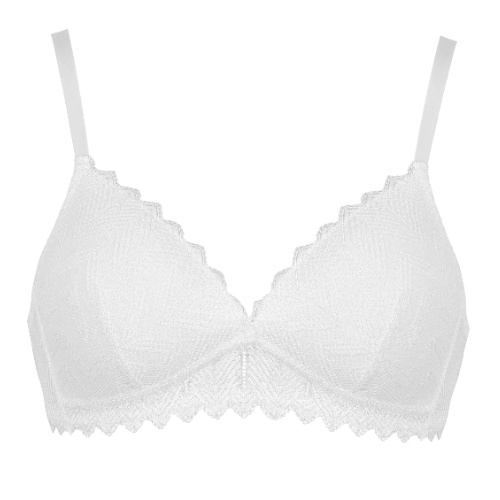 Naturana Value white wireless bra