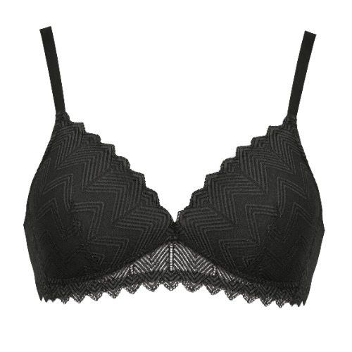 Naturana Value black wireless bra