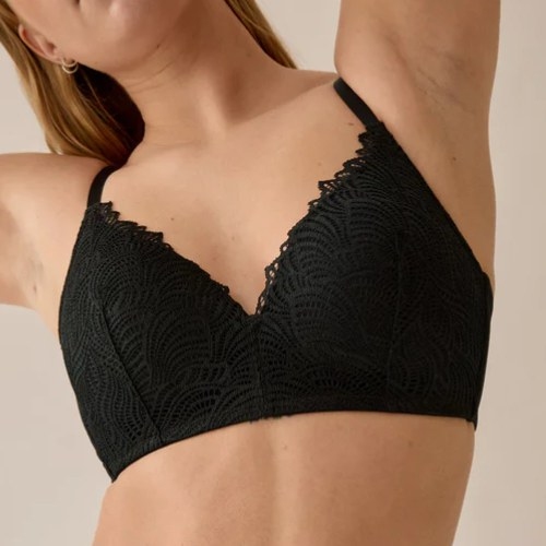 Naturana Everyday black wireless bra