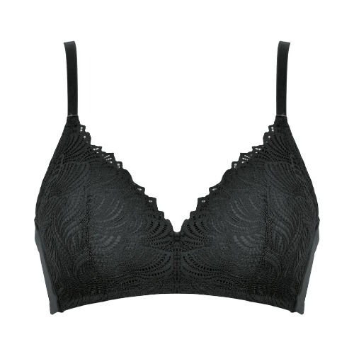 Naturana Everyday black wireless bra